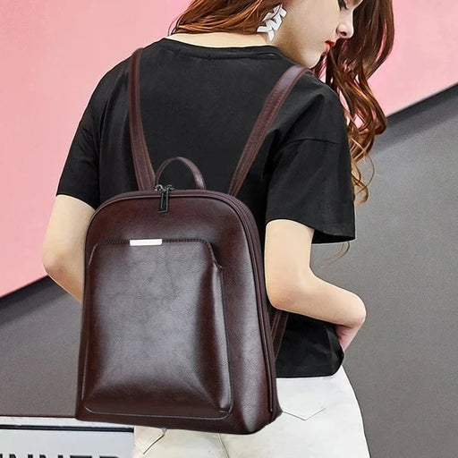 Women Leather Backpack