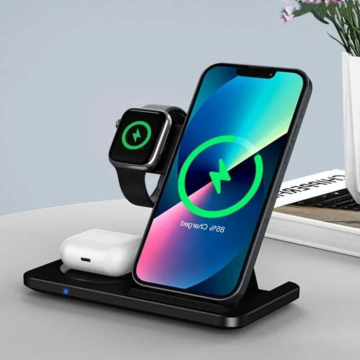 3 in 1 Wireless Charger Stand Pad