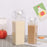 Transparent Milk Carton Style Juice Bottle