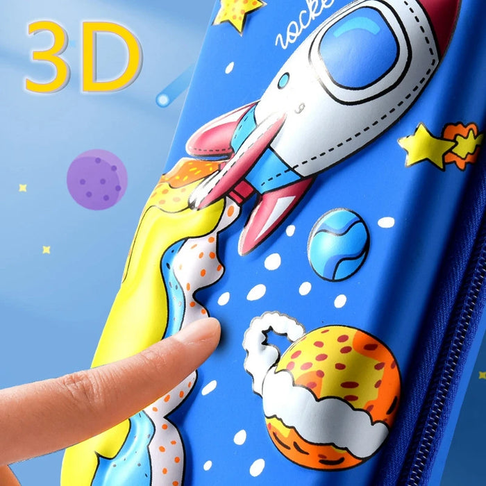 3D EVA Large Capacity Pencil Case